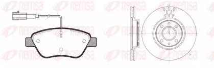 Комплект тормозов, дисковый тормозной механизм REMSA 8858.01