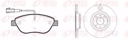 Комплект тормозов REMSA 8859.00