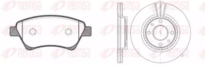 Комплект тормозов REMSA 8976.01