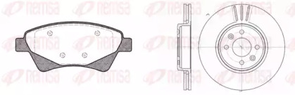 Комплект тормозов, дисковый тормозной механизм REMSA 8976.03