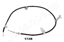 Трос, стояночная тормозная система JAPANPARTS BC-174R