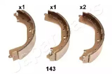 Комлект тормозных накладок JAPANPARTS GF-143AF