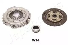 Комплект сцепления JAPANPARTS KF-W34