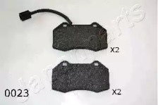 Комплект тормозных колодок JAPANPARTS PA-0023AF