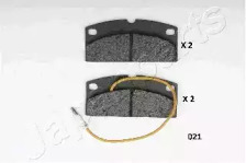 Комплект тормозных колодок JAPANPARTS PA-021AF