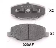 Комплект тормозных колодок JAPANPARTS PA-029AF