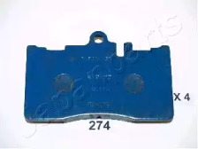 Комплект тормозных колодок JAPANPARTS PA-274AF