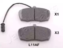 Комплект тормозных колодок JAPANPARTS PA-L11AF