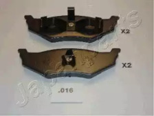 Комплект тормозных колодок JAPANPARTS PP-016AF