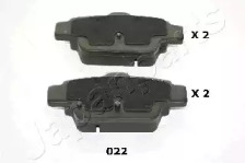 Комплект тормозных колодок JAPANPARTS PP-022AF