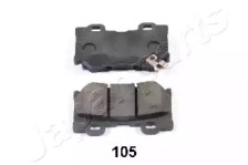 Комплект тормозных колодок JAPANPARTS PP-105AF