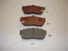 Комплект тормозных колодок JAPANPARTS PP-133AF