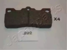 Комплект тормозных колодок JAPANPARTS PP-202AF