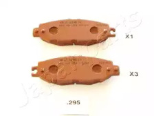 Комплект тормозных колодок JAPANPARTS PP-295AF