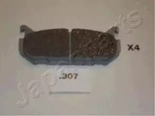 Комплект тормозных колодок JAPANPARTS PP-307AF