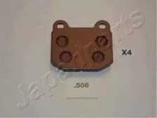 Комплект тормозных колодок JAPANPARTS PP-506AF