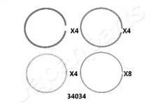 Поршневое кольцо JAPANPARTS RC34034