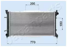 Теплообменник JAPANPARTS RDA243001