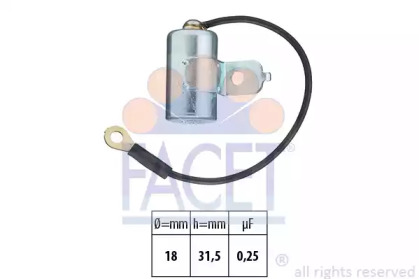 Конденсатор FACET 0.0397