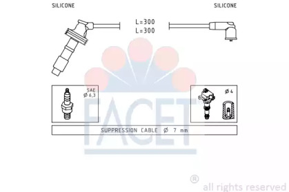 Комплект электропроводки FACET 4.7059