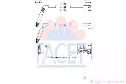 Комплект электропроводки FACET 4.7208