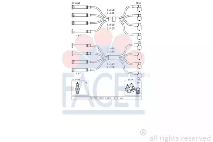 Комплект электропроводки FACET 4.8623