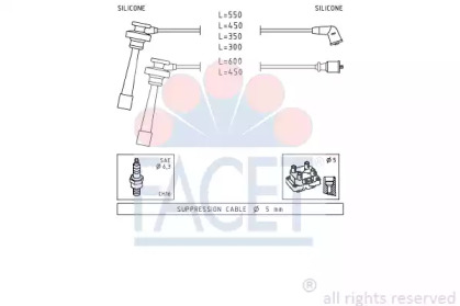 Комплект электропроводки FACET 4.9344