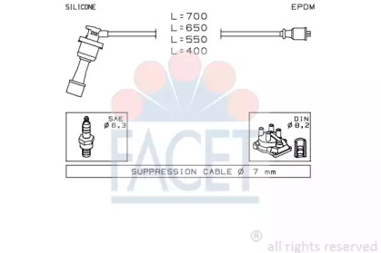 Комплект электропроводки FACET 4.9401