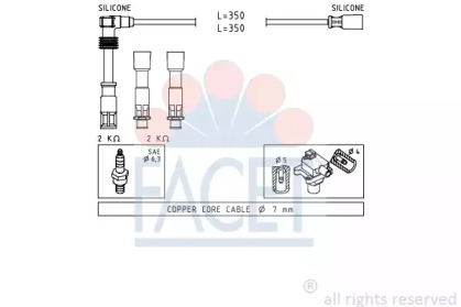 Комплект электропроводки FACET 4.9491