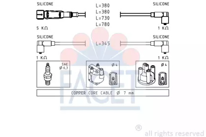 Комплект электропроводки FACET 4.9569