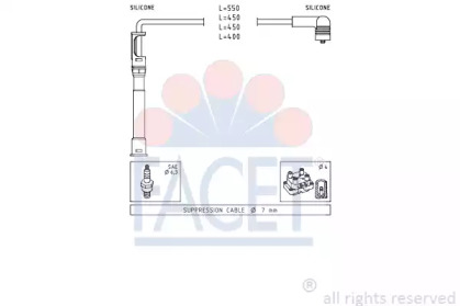 Комплект электропроводки FACET 4.9681