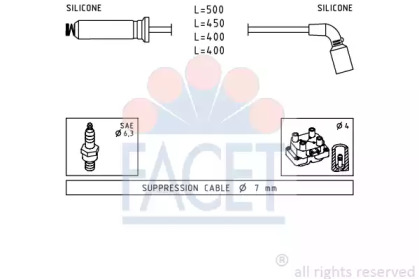 Комплект электропроводки FACET 4.9730