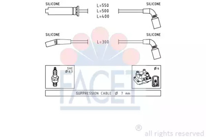 Комплект электропроводки FACET 4.9731