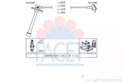 Комплект электропроводки FACET 4.9793