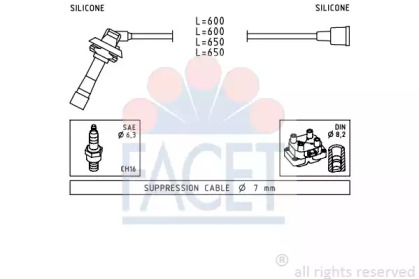 Комплект электропроводки FACET 4.9795