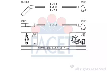 Комплект электропроводки FACET 4.9823