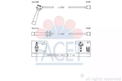 Комплект электропроводки FACET 4.9841