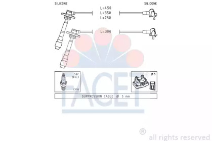 Комплект электропроводки FACET 4.9880