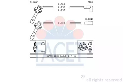 Комплект электропроводки FACET 4.9887