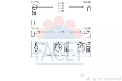 Комплект электропроводки FACET 4.9900