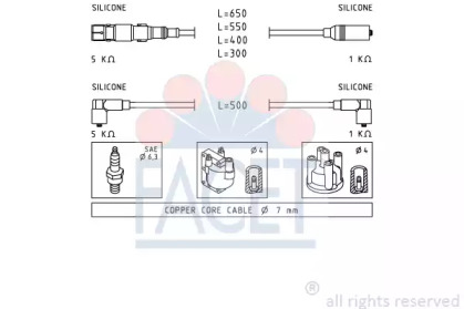 Комплект электропроводки FACET 4.9937