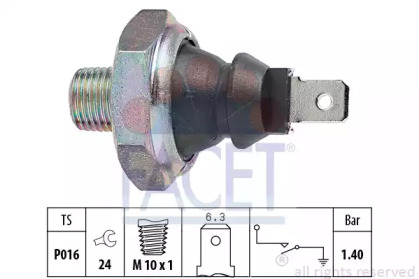 Датчик давления масла FACET 7.0051