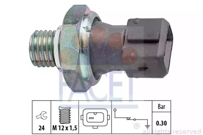 Датчик давления масла FACET 7.0071