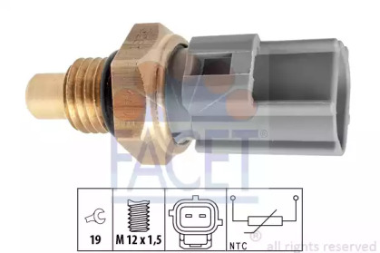 Датчик, температура топлива FACET 7.3281