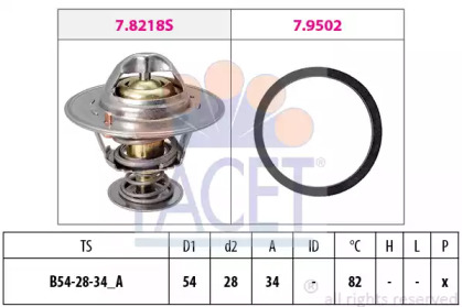 Термостат FACET 7.8218