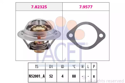 Термостат FACET 7.8237