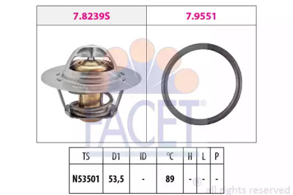 Термостат FACET 7.8239