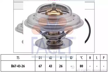 Термостат FACET 7.8260S