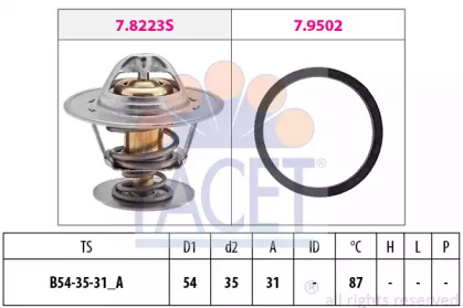 Термостат FACET 7.8278