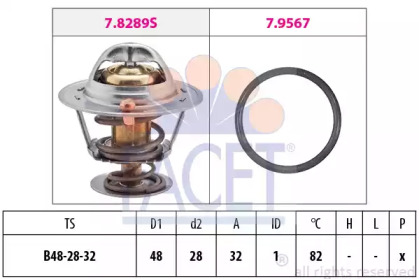 Термостат FACET 7.8289